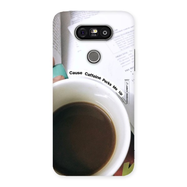 Coffee Perks Back Case for LG G5