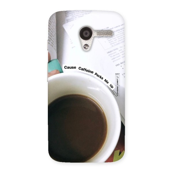 Coffee Perks Back Case for Moto X