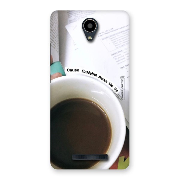 Coffee Perks Back Case for Redmi Note 2