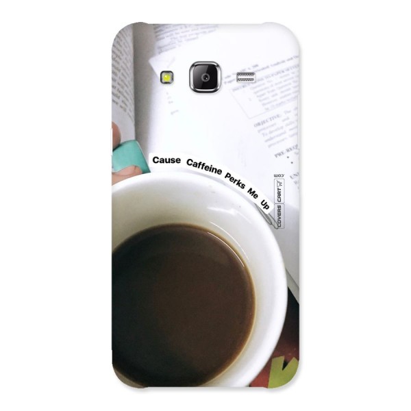 Coffee Perks Back Case for Samsung Galaxy J2 Prime