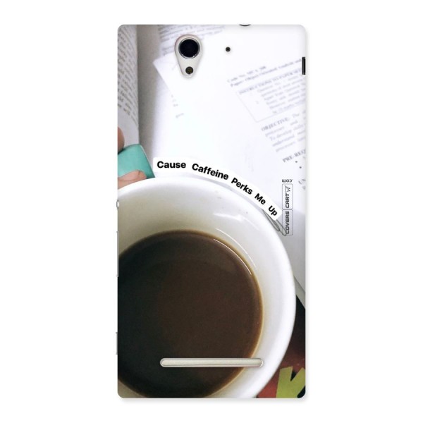Coffee Perks Back Case for Sony Xperia C3