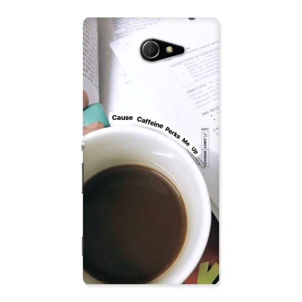 Coffee Perks Back Case for Sony Xperia M2