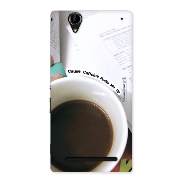 Coffee Perks Back Case for Sony Xperia T2