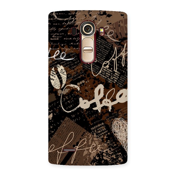Coffee Scribbles Back Case for LG G4