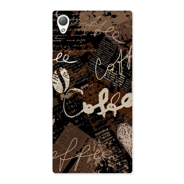 Coffee Scribbles Back Case for Sony Xperia Z3