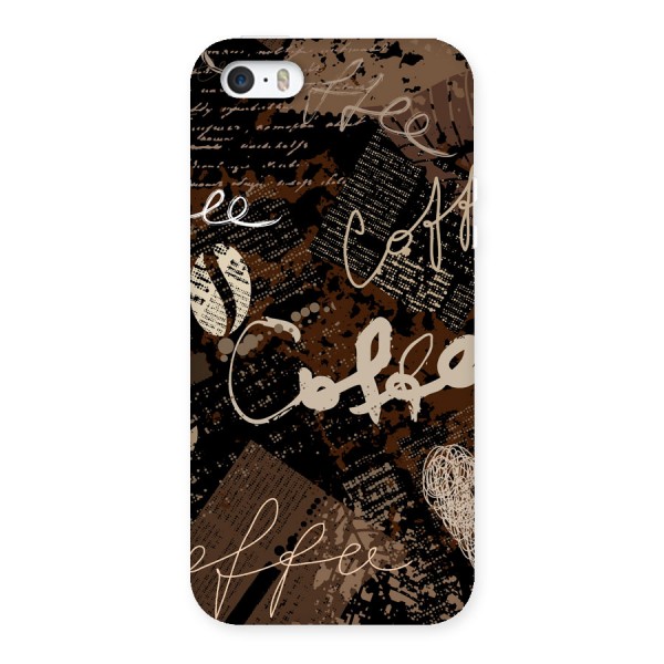 Coffee Scribbles Back Case for iPhone 5 5S