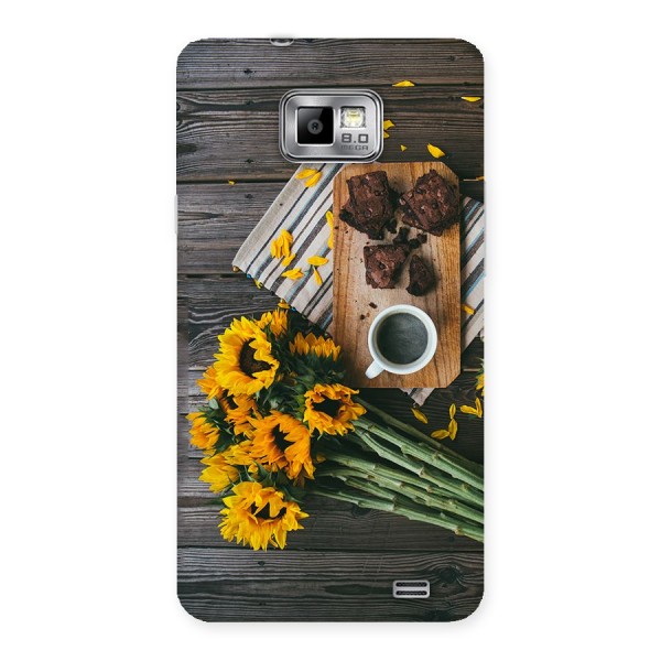 Coffee and Flowers Back Case for Galaxy S2
