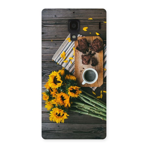 Coffee and Flowers Back Case for Redmi 1S