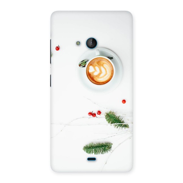Coffee and Leafs Back Case for Lumia 540