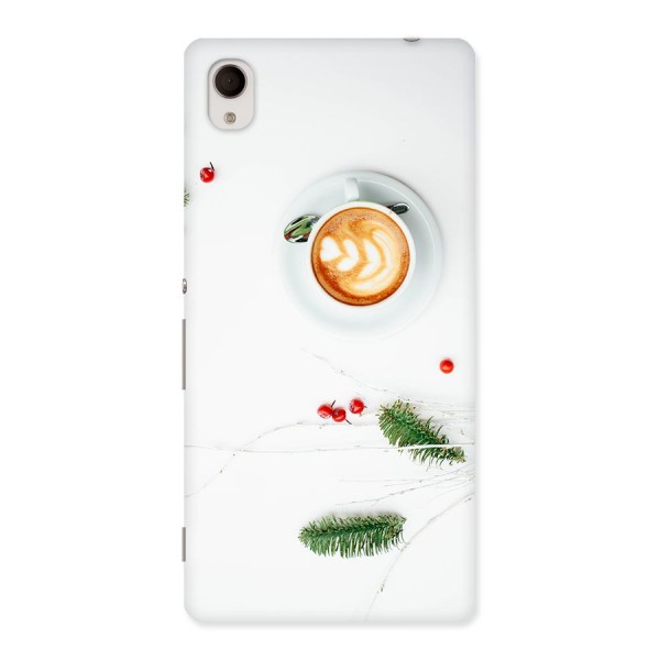 Coffee and Leafs Back Case for Sony Xperia M4