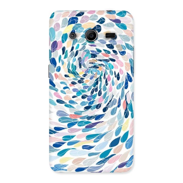 Color Droplets Swirls Back Case for Galaxy Core 2