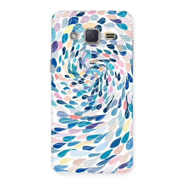 Color Droplets Swirls Back Case for Galaxy J2