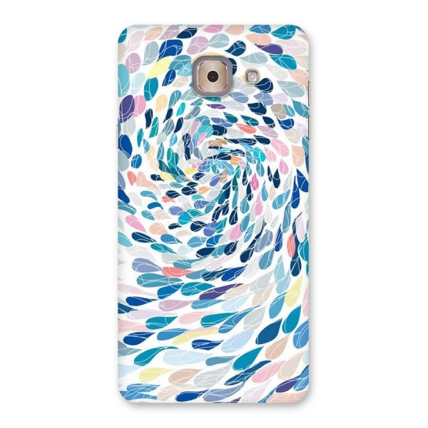 Color Droplets Swirls Back Case for Galaxy J7 Max