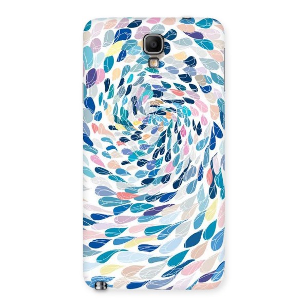 Color Droplets Swirls Back Case for Galaxy Note 3 Neo