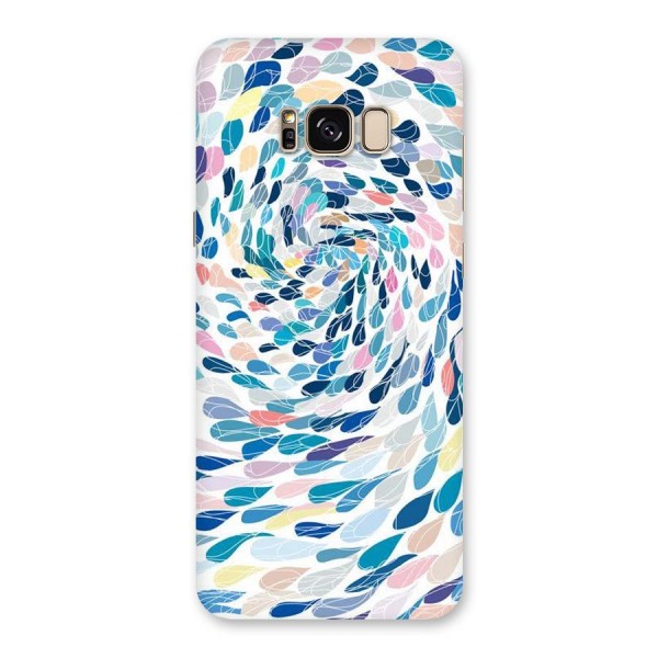 Color Droplets Swirls Back Case for Galaxy S8 Plus