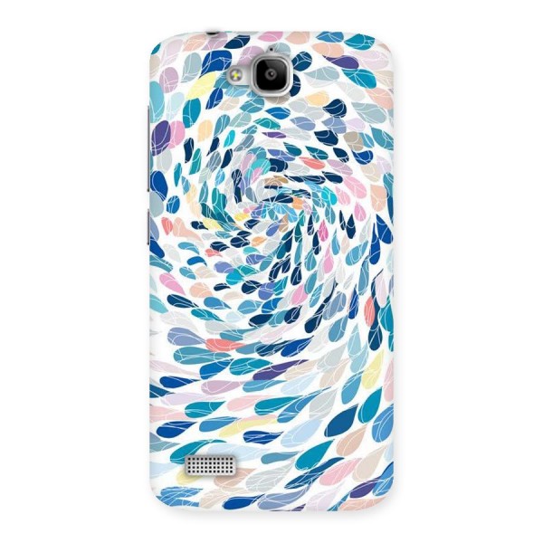 Color Droplets Swirls Back Case for Honor Holly