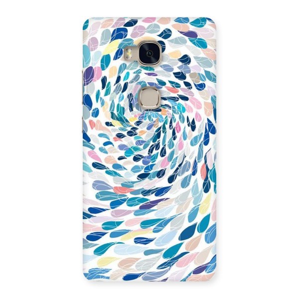 Color Droplets Swirls Back Case for Huawei Honor 5X