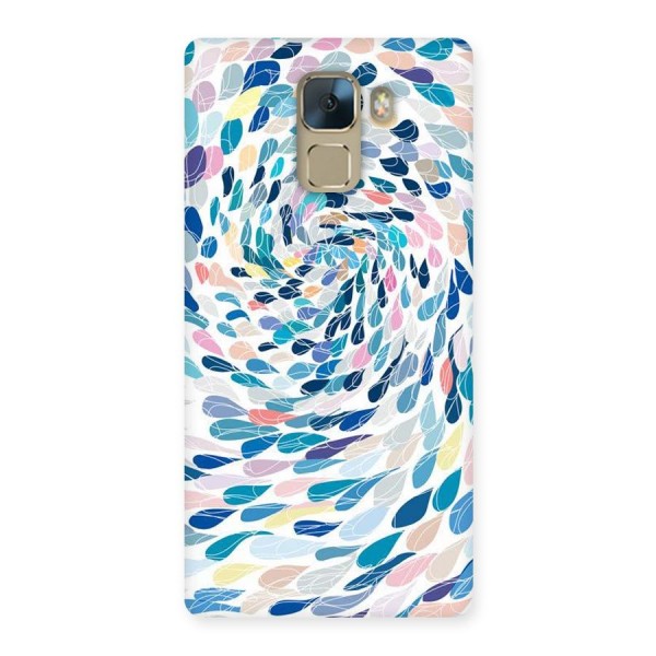 Color Droplets Swirls Back Case for Huawei Honor 7
