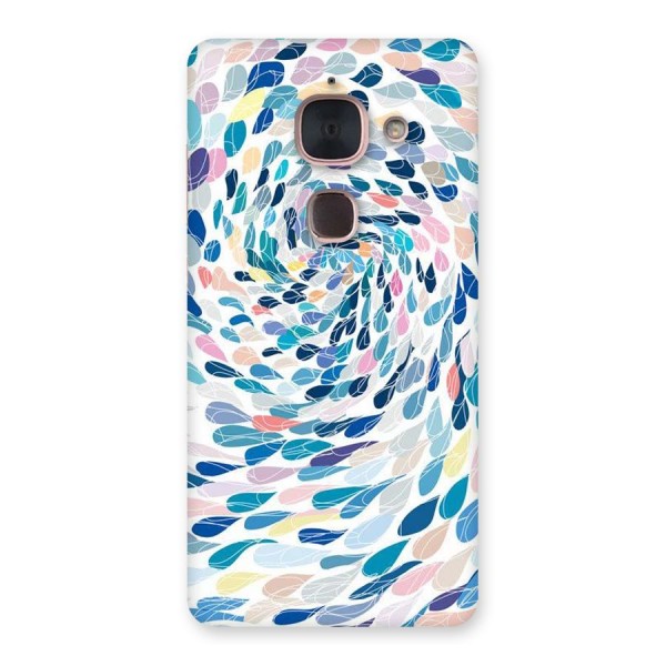 Color Droplets Swirls Back Case for Le Max 2