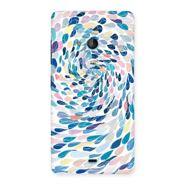 Color Droplets Swirls Back Case for Lumia 540