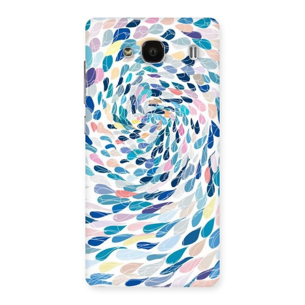 Color Droplets Swirls Back Case for Redmi 2s