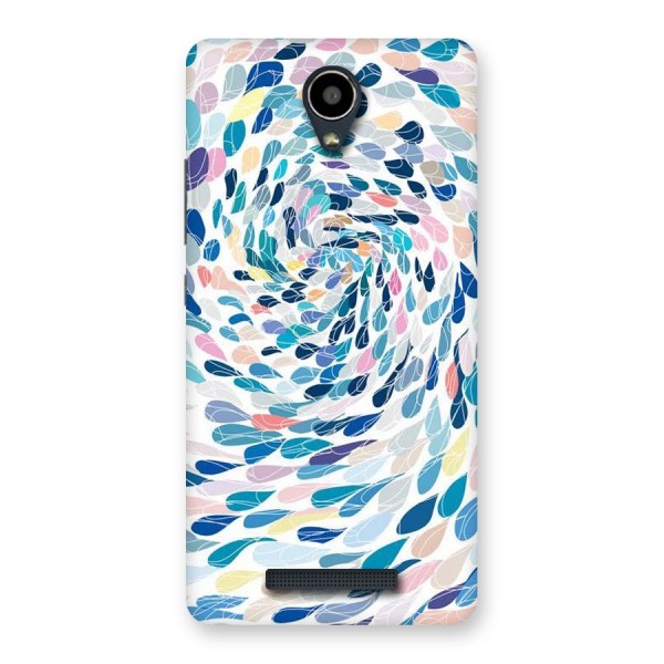 Color Droplets Swirls Back Case for Redmi Note 2