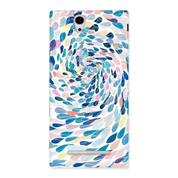 Color Droplets Swirls Back Case for Sony Xperia C3