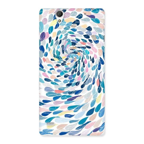 Color Droplets Swirls Back Case for Sony Xperia C4
