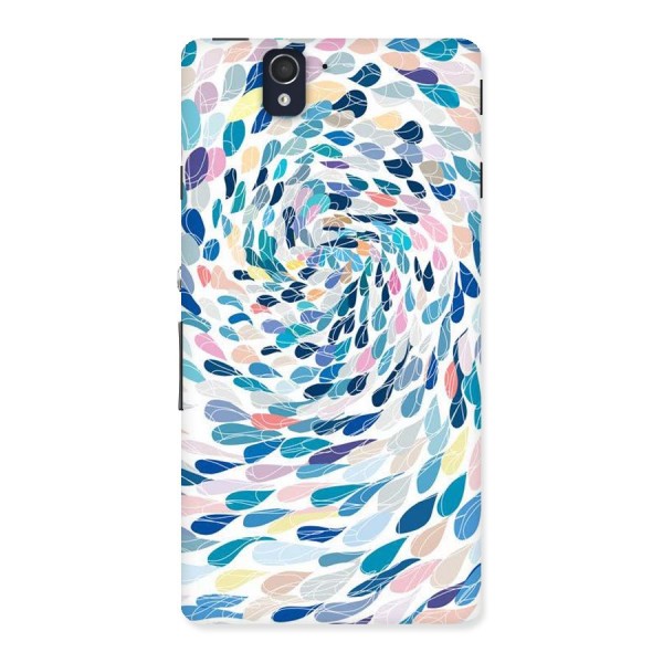 Color Droplets Swirls Back Case for Sony Xperia Z