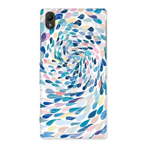 Color Droplets Swirls Back Case for Sony Xperia Z1