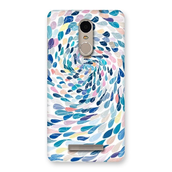 Color Droplets Swirls Back Case for Xiaomi Redmi Note 3
