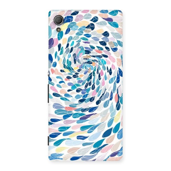 Color Droplets Swirls Back Case for Xperia Z4