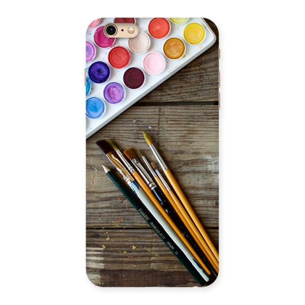 Color Palette and Brush Back Case for iPhone 6 Plus 6S Plus