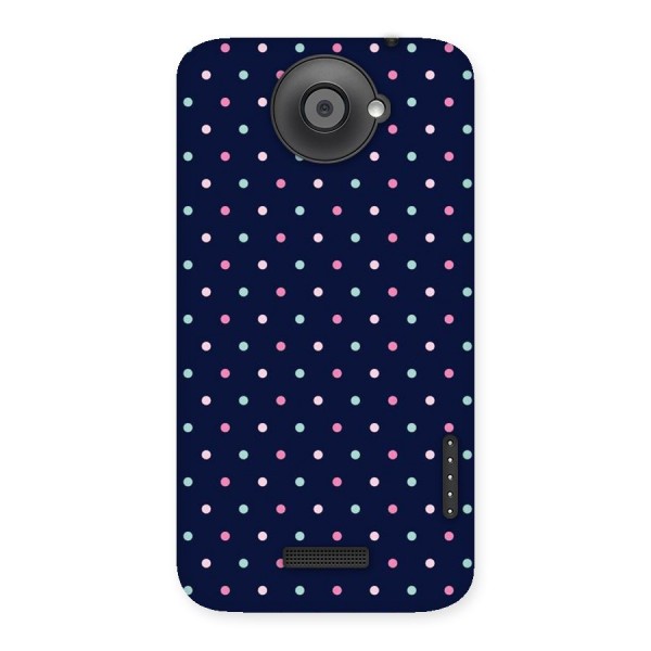 Colorful Dots Pattern Back Case for HTC One X