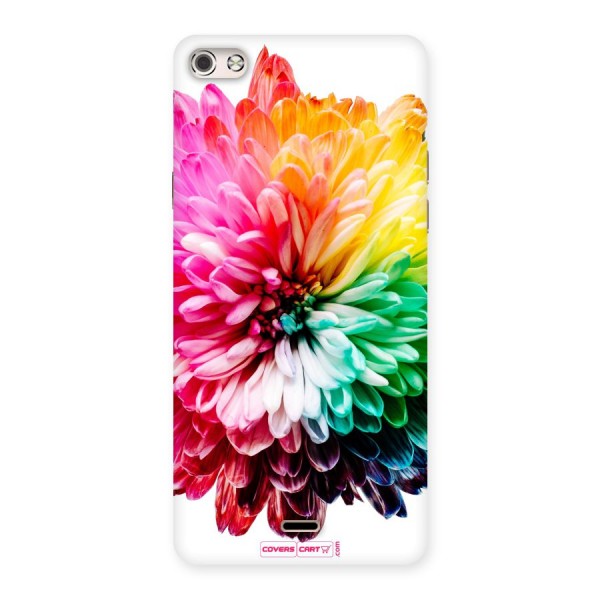 Colorful Flower Back Case for Micromax Canvas Silver 5