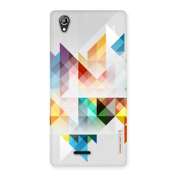 Colorful Geometric Art Back Case for Lava Iris 800