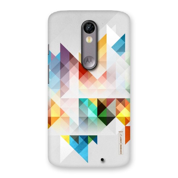 Colorful Geometric Art Back Case for Moto X Force