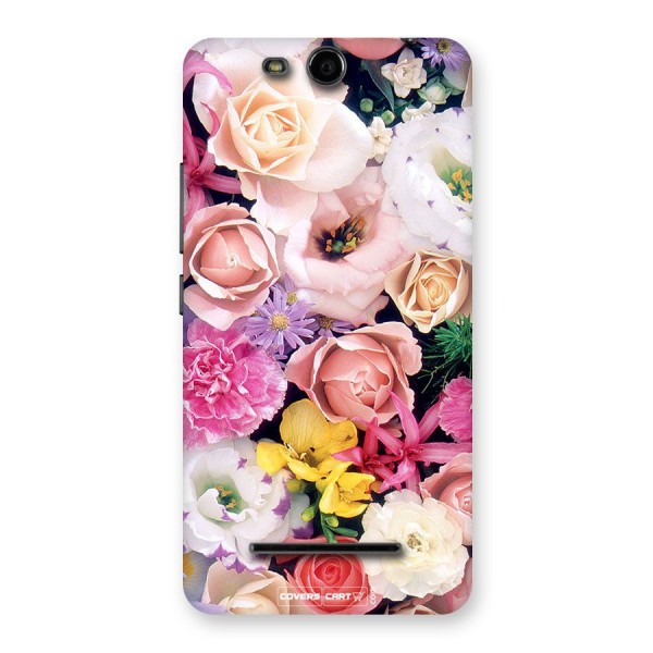 Colorful Roses Back Case for Micromax Canvas Juice 3 Q392