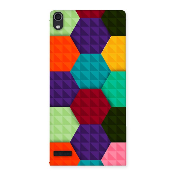 Colourful Abstract Back Case for Ascend P6