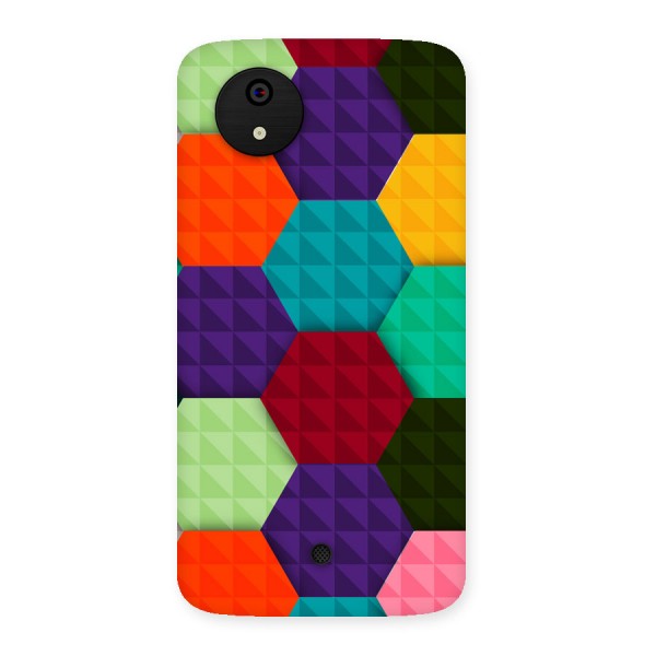 Colourful Abstract Back Case for Micromax Canvas A1