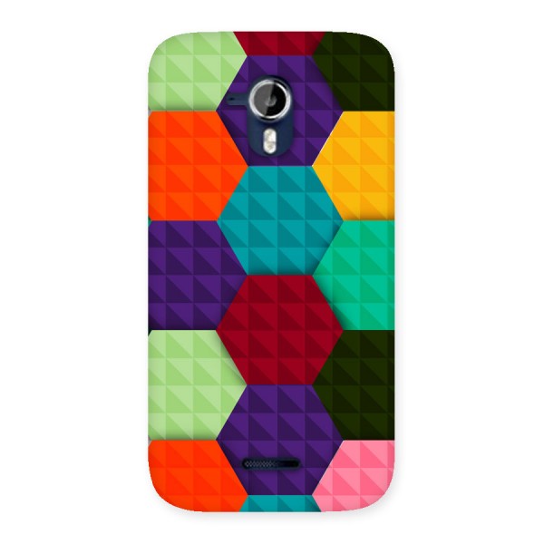Colourful Abstract Back Case for Micromax Canvas Magnus A117