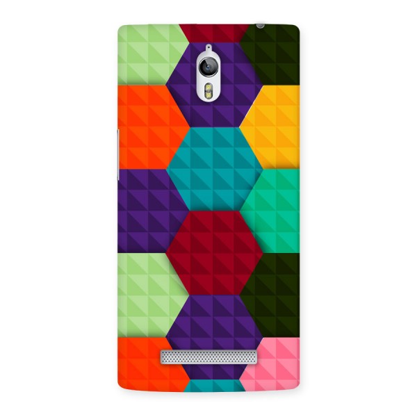 Colourful Abstract Back Case for Oppo Find 7