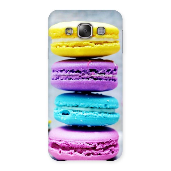 Colourful Whoopie Pies Back Case for Galaxy E7