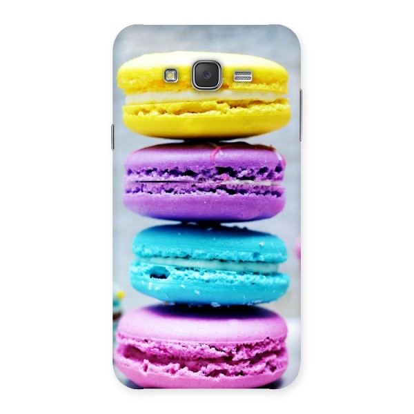 Colourful Whoopie Pies Back Case for Galaxy J7