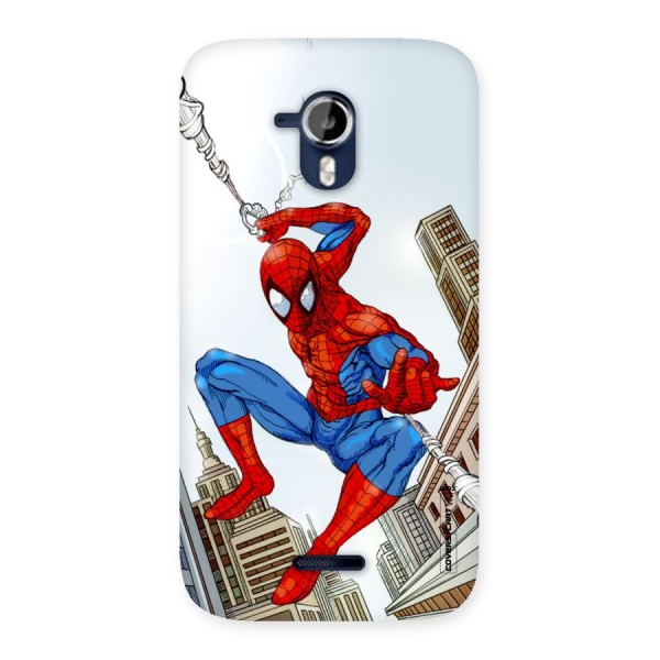 Comic Spider Man Back Case for Micromax Canvas Magnus A117