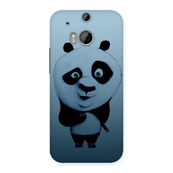 Confused Cute Panda Back Case for HTC One M8