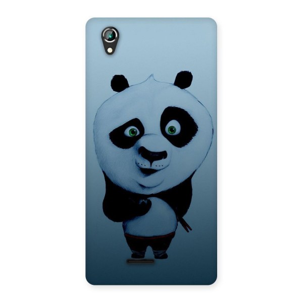 Confused Cute Panda Back Case for Lava Iris 800