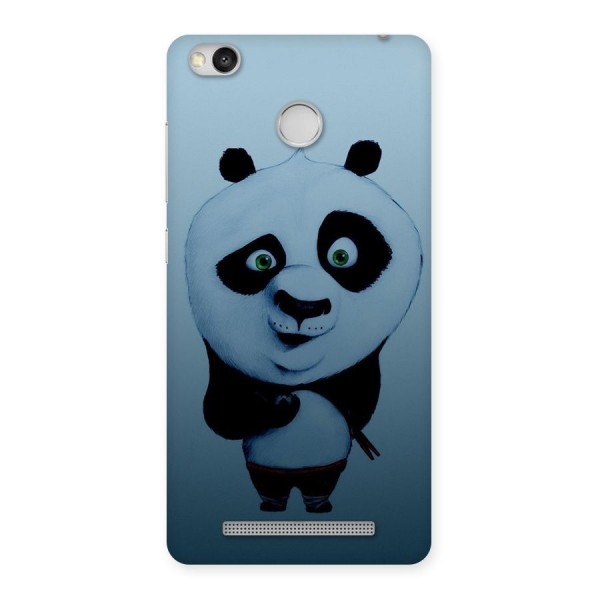 Confused Cute Panda Back Case for Redmi 3S Prime
