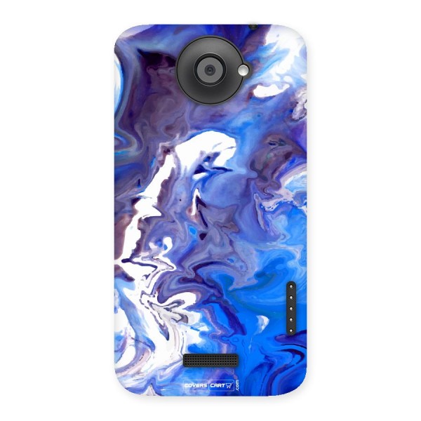 Cool Blue Marble Texture Back Case for HTC One X