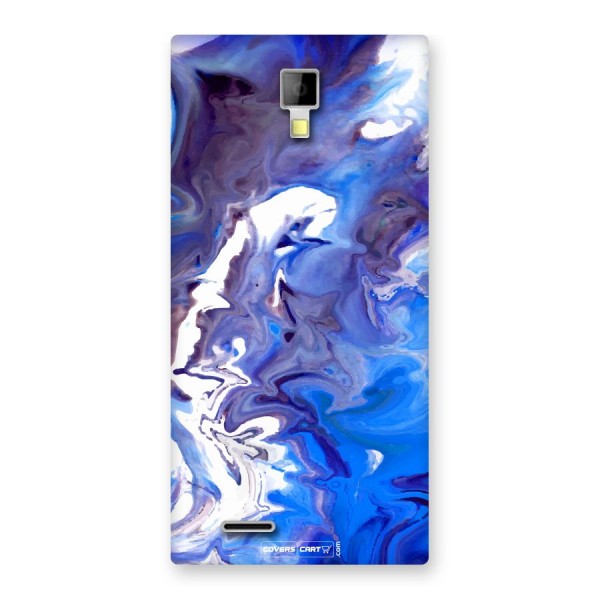 Cool Blue Marble Texture Back Case for Micromax Canvas Xpress A99